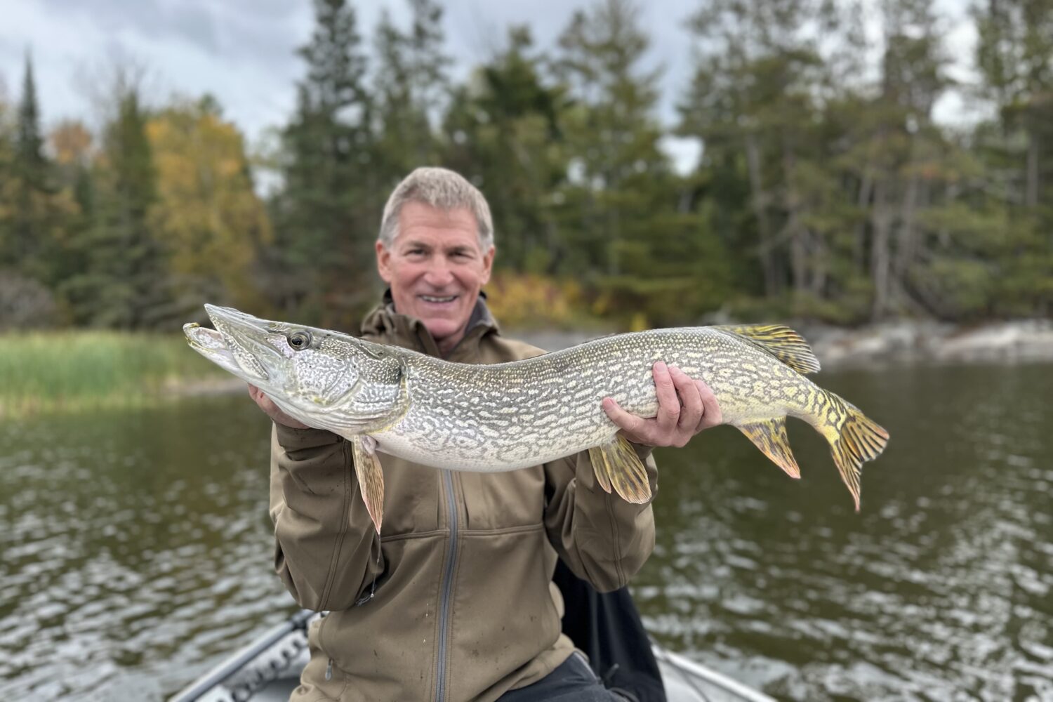Pike Fishing in Lake of the Woods, Canada